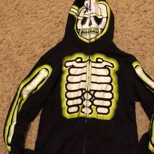 Tony Hawk skull zip up sweatshirt